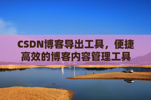 CSDN博客导出工具，便捷高效的博客内容管理工具